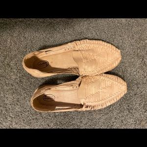 Tan Huarache Sandals